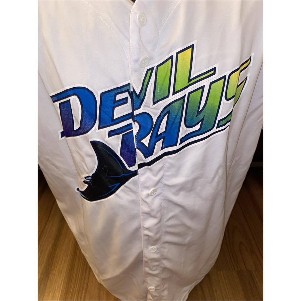Devil Rays White Jersey - image 2